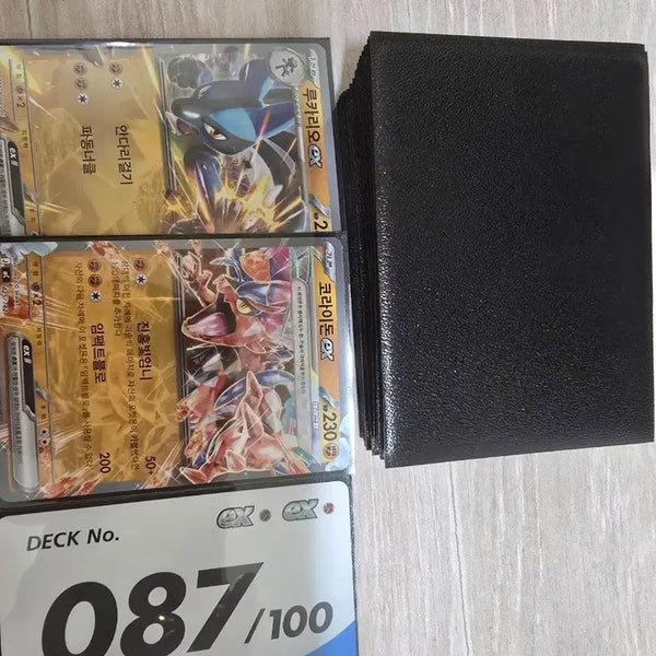 [BUNJANG] Pokemon Card 100 Deck #87 with Sleeves (Lucario & Koraidon EX) / 포켓몬카드 100덱 87번  슬리브포함