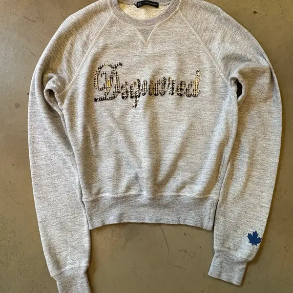 [BUNJANG] DSQUARED2 Check Logo Sweatshirt Size S / 디스퀘어드2 체크로고 맨투맨 s