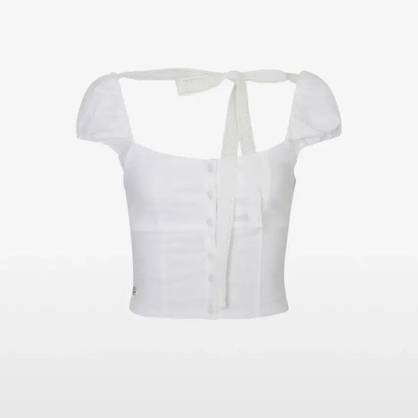[BUNJANG] Pain or Pleasure Ribbon Blouse / 페인오어플레져 리본 블라우스