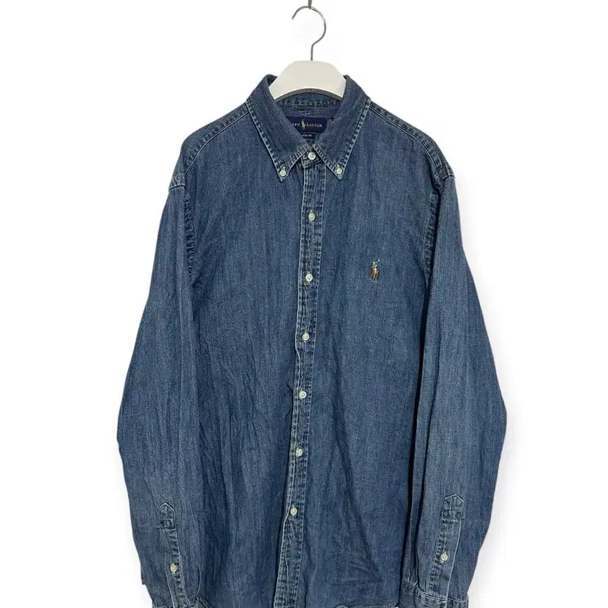 [BUNJANG] Polo Ralph Lauren Chambray Denim Shirt L / 폴로 랄프로렌 샴브레이 데님 셔츠