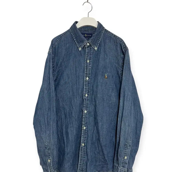 [BUNJANG] Polo Ralph Lauren Chambray Denim Shirt L / 폴로 랄프로렌 샴브레이 데님 셔츠