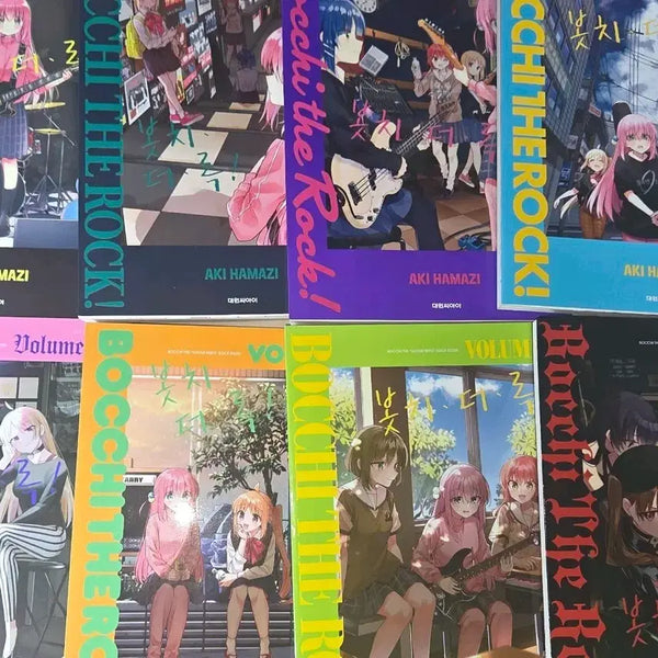 [BUNJANG] Bocchi the Rock! Complete Manga Set Volumes 1-8 / 봇치 더 록! 전권 1-8권 만화책 코믹 일괄판매
