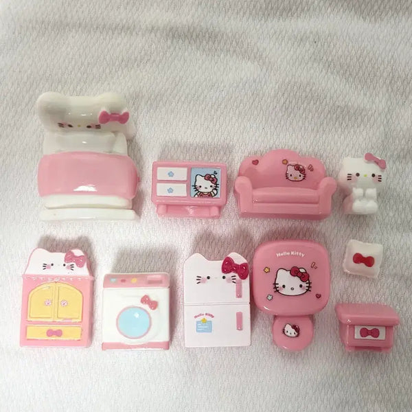 [BUNJANG] Sanrio Hello Kitty Miniature Furniture Set / 키티 미니어처 가구세트