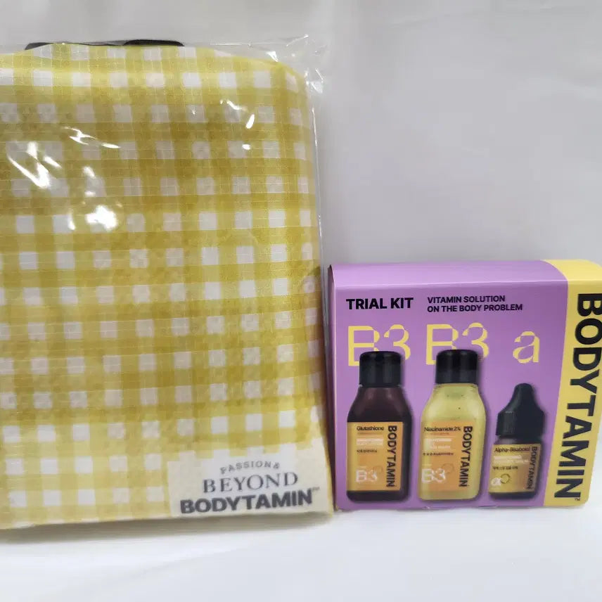[BUNJANG] Beyond Body Vitamin Brightening Mini 3-Piece Kit & Lightweight Picnic Mat Set / 비욘드 바디타민 브라이트닝 미니 3종 키트 + 비욘드 경량 피크닉매트