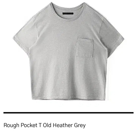 [BUNJANG] HTAE Rough Pocket T-Shirt Old Heather Grey / HTAE 러프 포켓 티셔츠 올드 헤더 그레이
