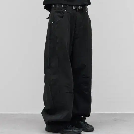 [BUNJANG] 9999 Archive Technical Curved Jeans / 9999아카이브의 Technical Curved Jeans바지 팝니다