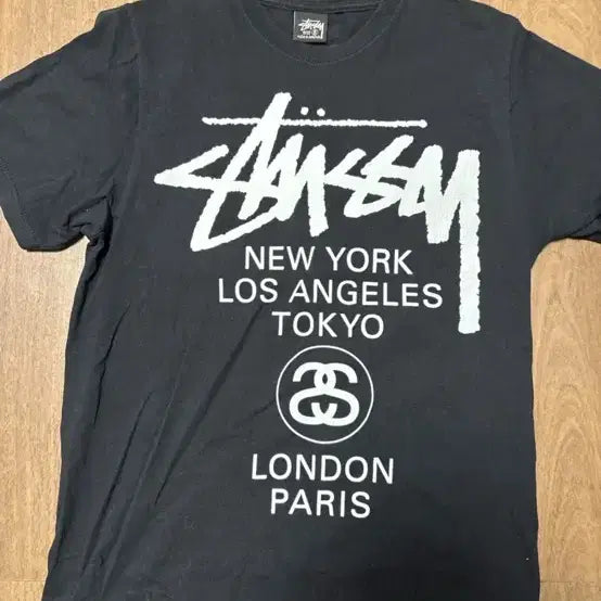 [BUNJANG] Stussy World Tour T-Shirt / 스투시 월드투어 반팔