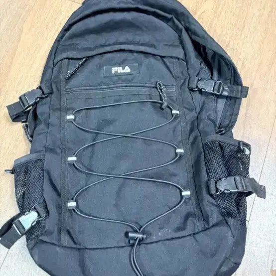 [BUNJANG] Fila Black Backpack / 휠라 백팩 검정