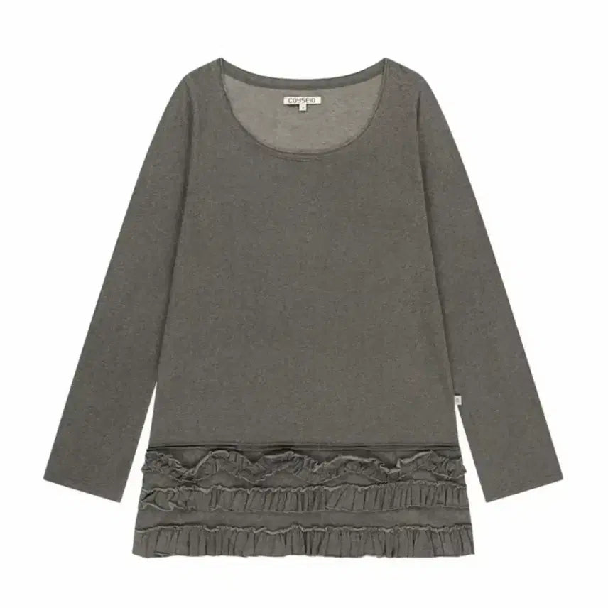 [BUNJANG] Koiseio Bottom Multiple Frill Dress Brown / 코이세이오 바텀 멀티플 프릴 드레스 브라운 1