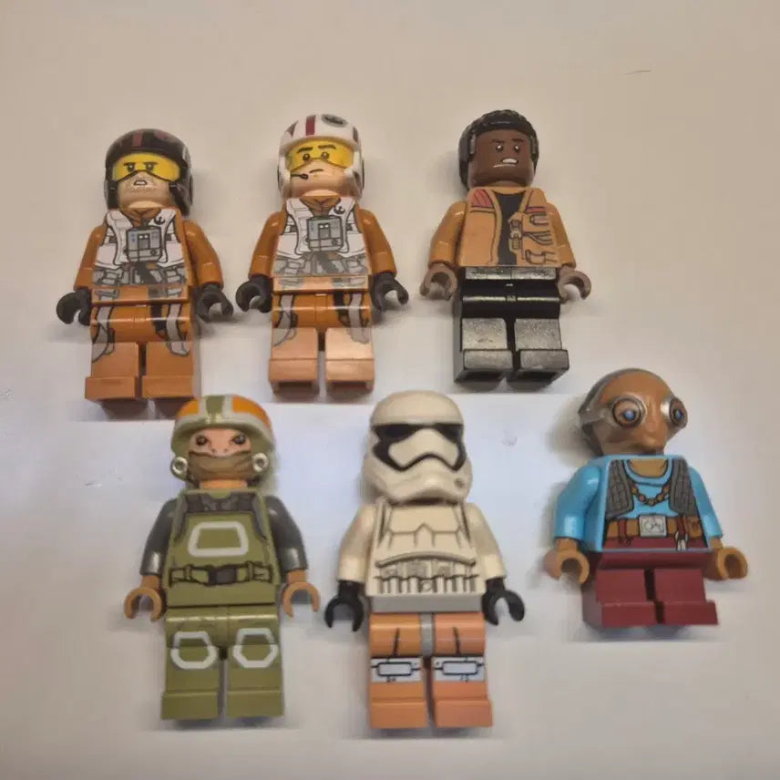 [BUNJANG] LEGO Star Wars First Order Minifigure 6-Figure Set / 레고 스타워즈 피규어 6종 세트
