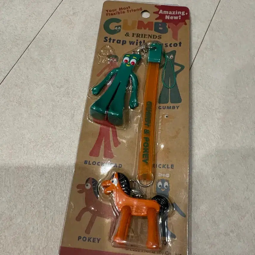 [BUNJANG] Gumby & Pokey Character Strap / 검비 스트랩