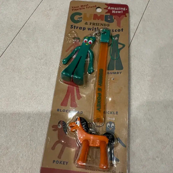 [BUNJANG] Gumby & Pokey Character Strap / 검비 스트랩