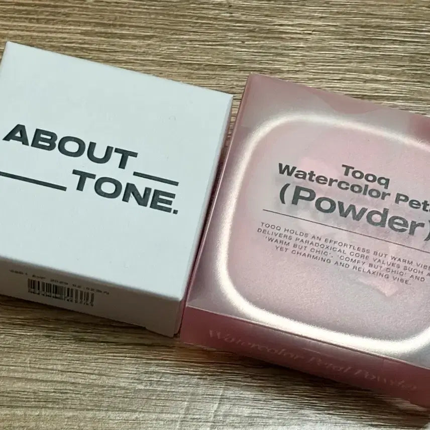 [BUNJANG] About Tone Blur Powder Pact & Took About Tone Watercolor Flower Petal Powder Bundle Set / 새상품 2개 일괄판매 투크 어바웃톤 파우더팩트