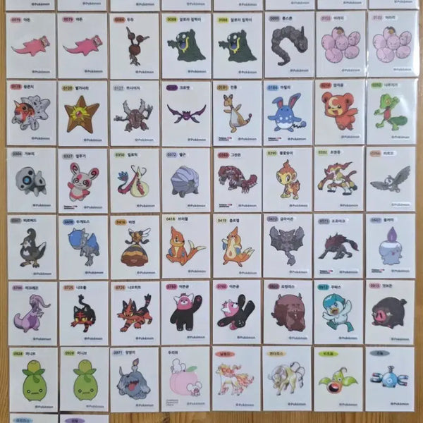 [BUNJANG] Pokemon Sticker Collection / 포켓몬스터 띠부띠부씰