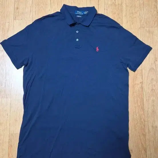 [BUNJANG] Polo Ralph Lauren Custom Slim Fit Stretch Cooling Mesh Navy Short Sleeve Polo Shirt / (백화점판/2회착용 새옷수준)폴로 랄프로렌 커스텀 슬림핏 스트레치 냉감 메시 네이비 반팔카라티,105
