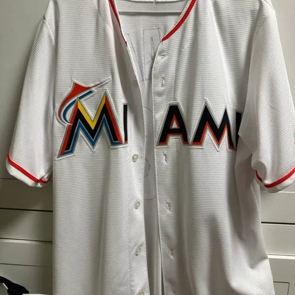 [BUNJANG] Majestic 2013 Miami Marlins Jose Fernandez Replica Baseball Jersey Size M (US 105) / 마제스틱 2013 마이애미말린스 유니폼