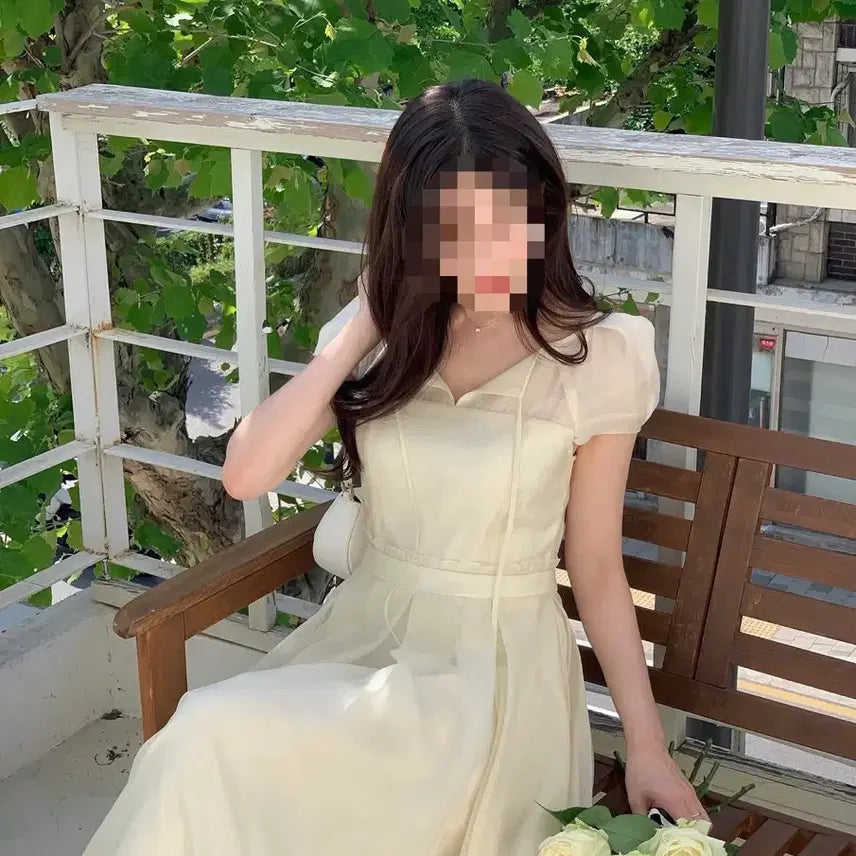 [BUNJANG] Le Romang Yellow Dress / 르로망 원피스 (하객룩,격식룩,돌잔치룩,상견례룩)