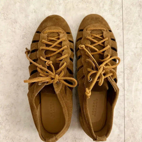 [BUNJANG] Isabel Marant Leyza Ballet Flats Cognac Size 36 / 아자벨 마랑 단화 36사이즈