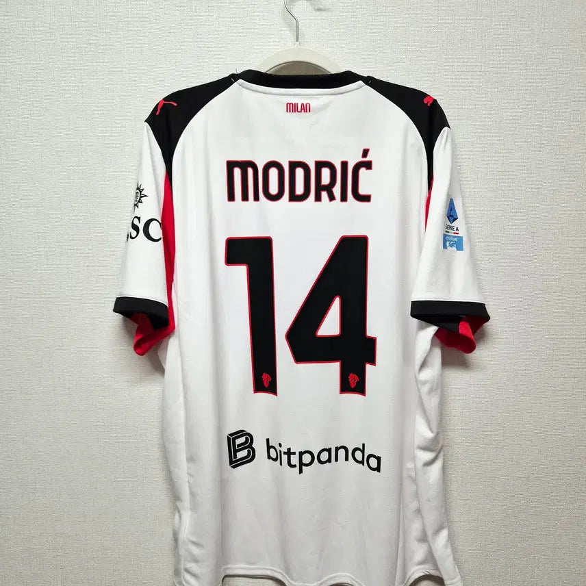 [BUNJANG] AC Milan 25-26 Away Replica Jersey #14 Modrić / (새상품) 25-26 AC밀란 어웨이 No.14 모드리치 정품 유니폼