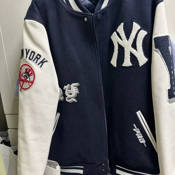 [BUNJANG] New York Yankees World Series Varsity Jacket / 뉴욕양키스 월드시리즈 우승 바시티자켓