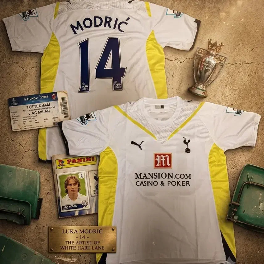 [BUNJANG] Tottenham Hotspur 2009/10 Luka Modrić Home Jersey / EPL 09/10 토트넘 모드리치 홈 유니폼 판매합니다