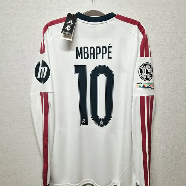 [BUNJANG] Real Madrid 2026-27 Home Long Sleeve Mbappé #10 Authentic Jersey / (새상품) 26-27 레알 마드리드 홈 긴팔 No.10 음바페 정품 유니폼