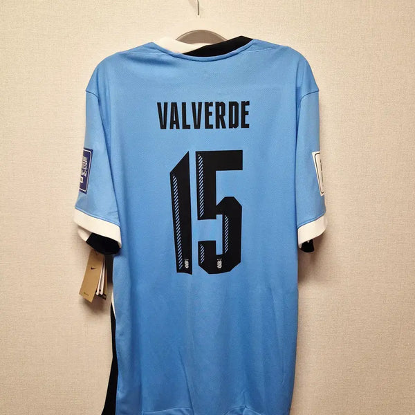 [BUNJANG] Uruguay 24-25 Valverde Home Authentic Jersey / (새상품) 24-25 우루과이 홈 No.15 발베르데 정품 유니폼