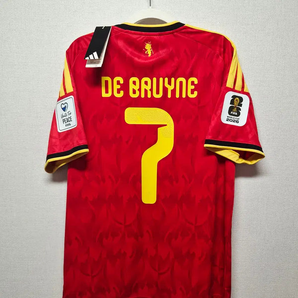 [BUNJANG] Belgium Home No.7 De Bruyne Authentic Jersey / (새상품) 26-28 벨기에 홈 No.7 더 브라위너 정품 유니폼