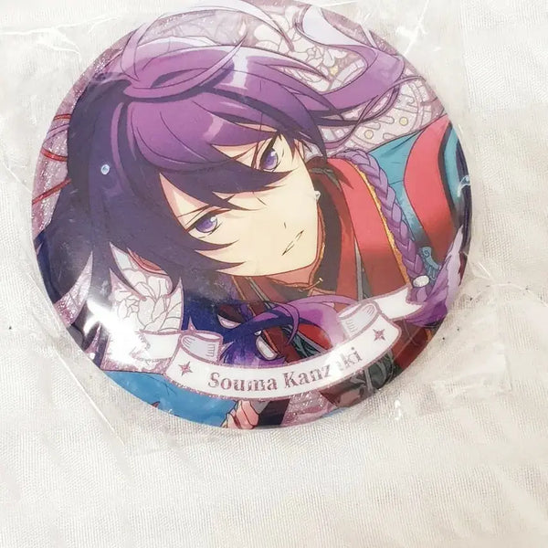 [BUNJANG] Ensemble Stars! Kanzaki Soma Glitter Can Badge / 앙상블 스타즈 앙스타 칸자키 소마 글리터 캔뱃지
