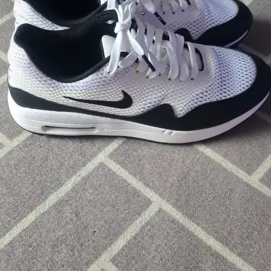 [BUNJANG] Nike Air Max 1 Golf Shoes White/Black / 나이키 에어맥스 1 화이트 블랙 골프화 판매해요