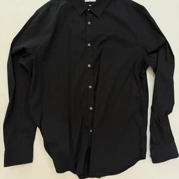 [BUNJANG] Lacoste Vintage Black Classic Shirt / 라코스테 vtg 블랙 클래식 셔츠