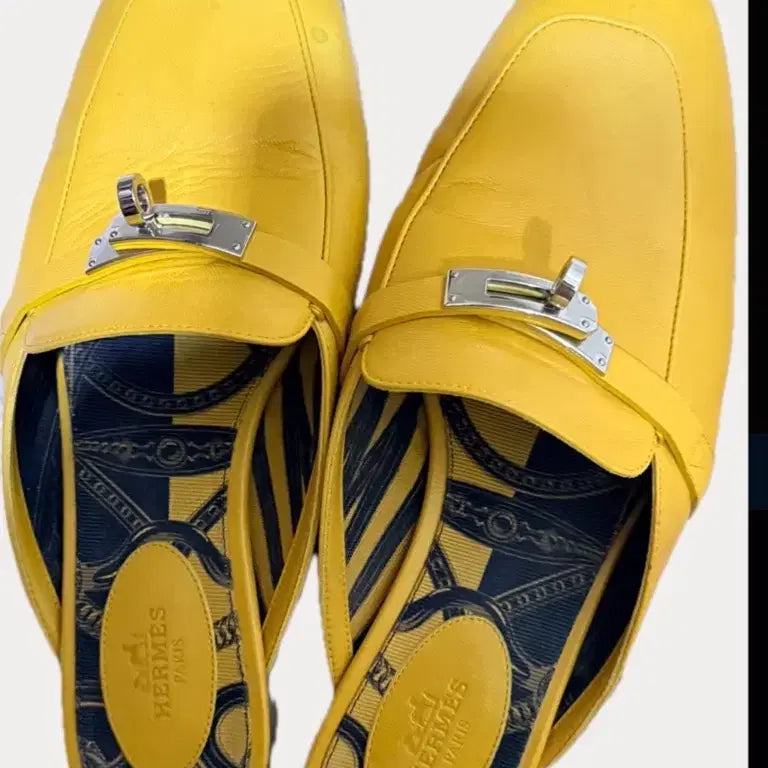 [BUNJANG] Hermes Oz Mules Mustard Yellow Size 38 / 에르메스 오즈뮬 38 머스터드옐로우