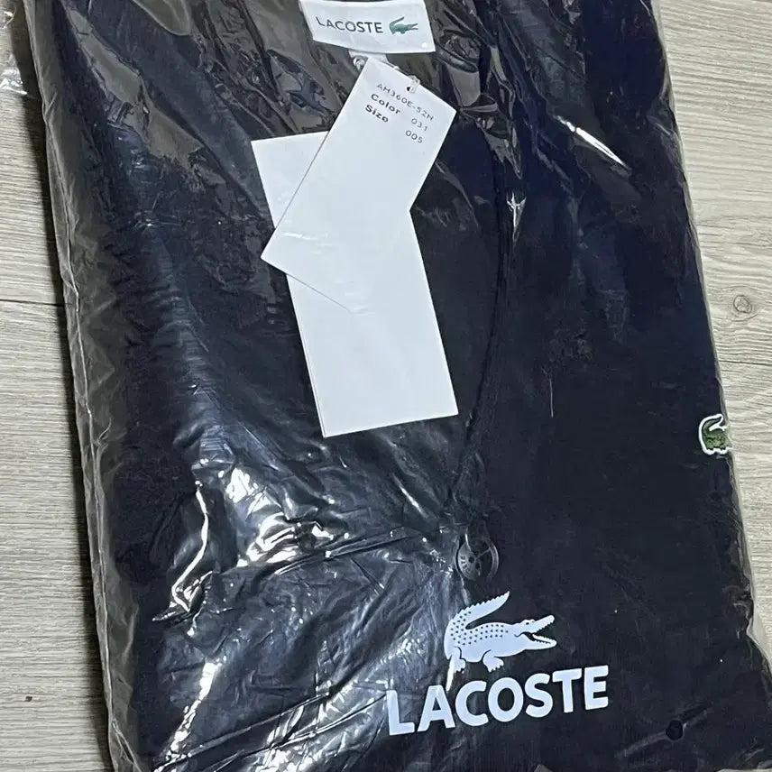 [BUNJANG] Lacoste Wool Cardigan Black AH360E / 라코스테 방모 가디건 블랙 5