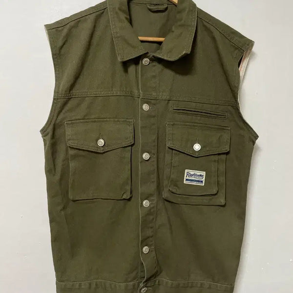 [BUNJANG] RloeBlanket Camo Military Field Vest / 100-105 RloeBlanket 카모 밀리터리 야상 조끼
