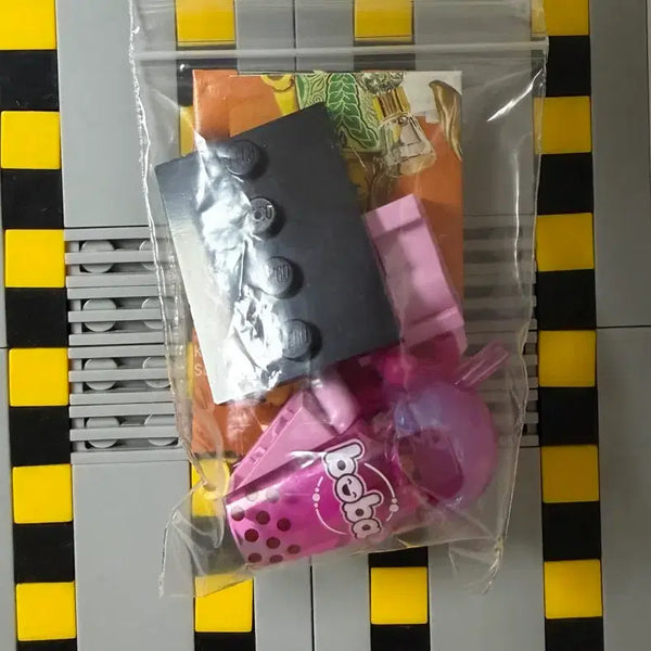 [BUNJANG] LEGO minifigure Bubble Tea Cup Fan (Series 29) Unused / 레고 버블티 컵팬 미사용 미니피규어(!)-<시즌29>