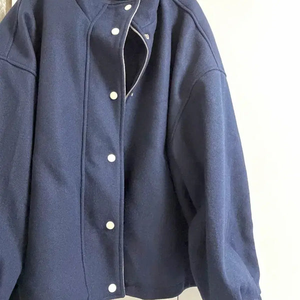 [BUNJANG] Loose Fit Jumper Navy / 루즈핏 점퍼(네이비)