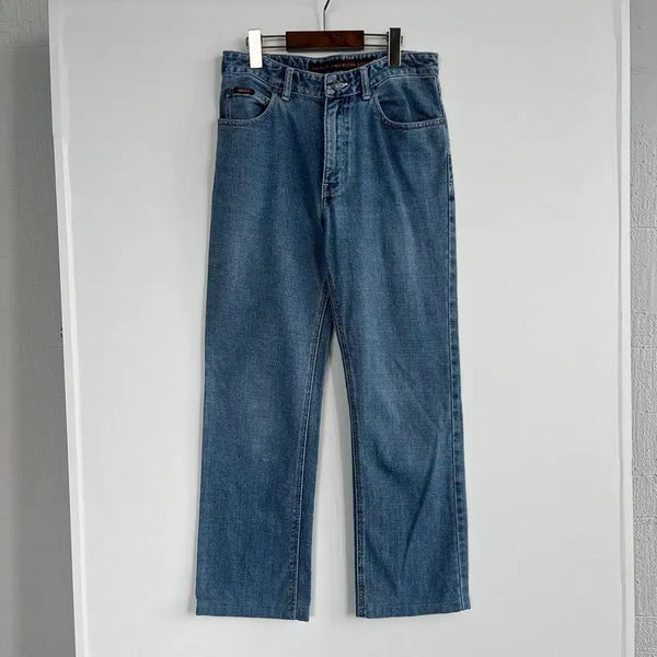 [BUNJANG] OMPHALOS Antique Washed Denim Pants / OMPHALOS 앤틱 워싱 데님 팬츠