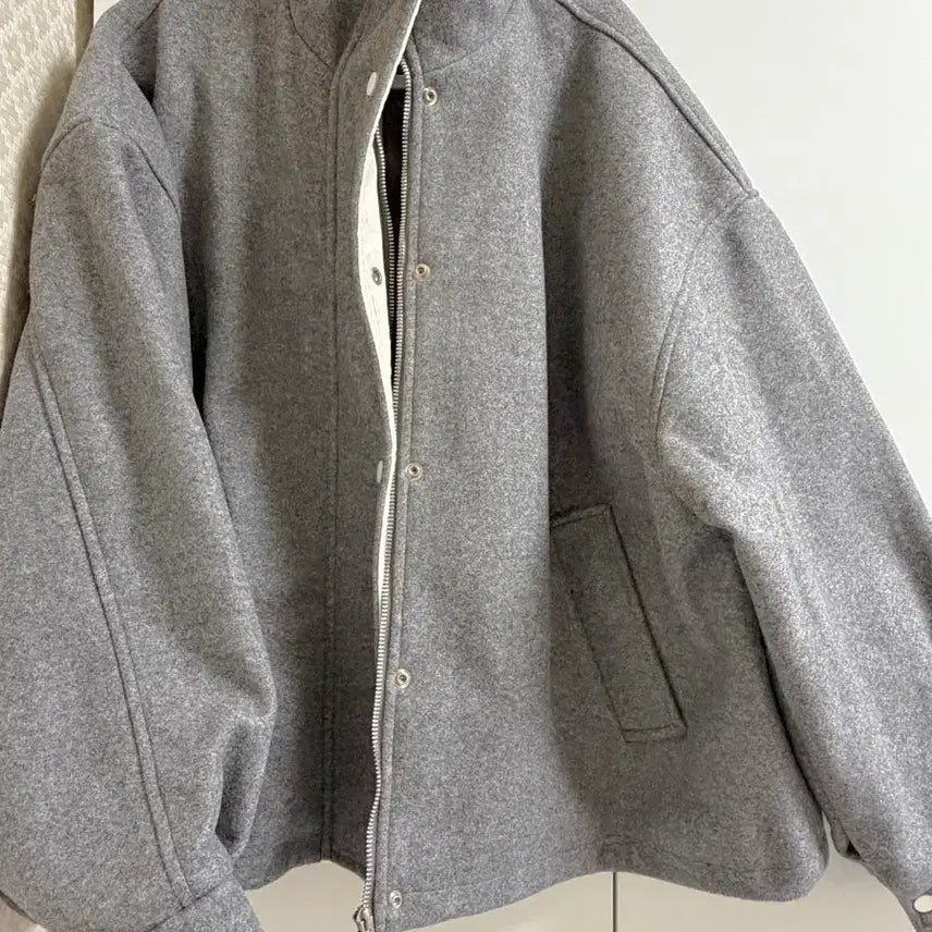 [BUNJANG] Loose Fit Jumper (Gray) / 루즈핏 점퍼(그레이)