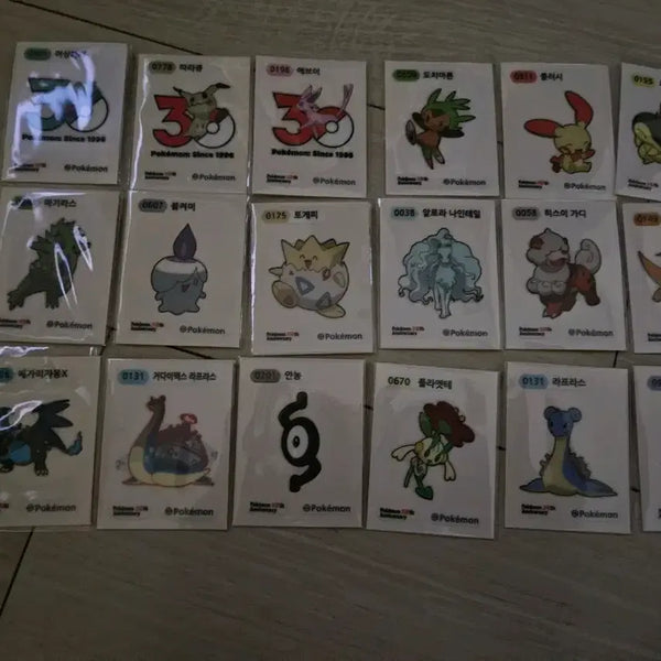 [BUNJANG] Pokemon Sticker Collection Season 5 - 18 Piece Bundle Set / 포켓몬 띠부씰 시즌5 18종 일괄 판매