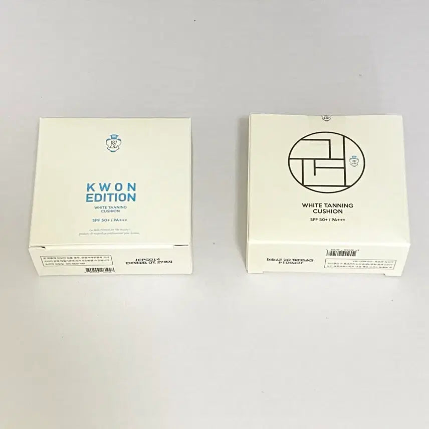 [BUNJANG] 187 Label Kwon Edition White Tanning Cushion 11g (Set of 2) / 187라벨 권에디션 화이트태닝 쿠션 11g, 2개