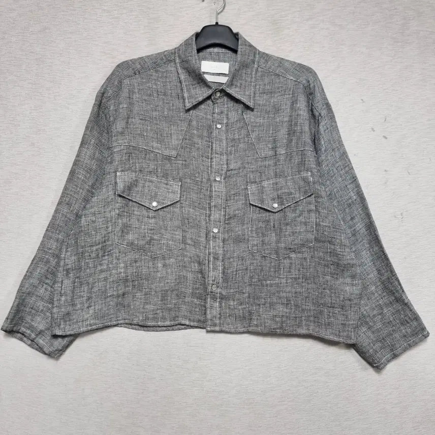 [BUNJANG] Howell Linen Outer Shirt / 호웰 린넨 아우터 남방 여자66ㅡ77사이즈ㅡ0415