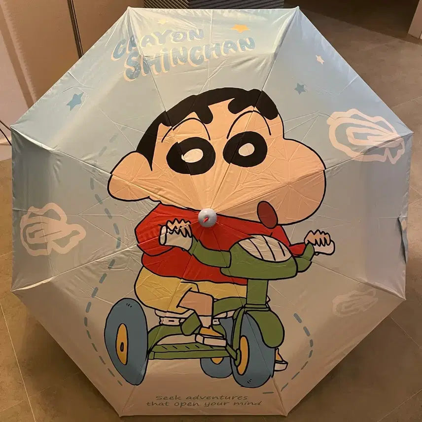 [BUNJANG] Crayon Shin-chan Rain Umbrella / 새상품))짱구는못말려 양우산