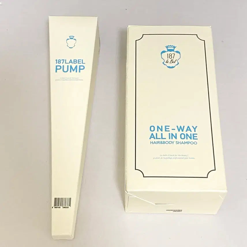 [BUNJANG] 187 Label One-Way All-in-One Hair & Body Shampoo 300ml with Pump / 187라벨 원웨이 올인원 헤어&바디 샴푸 300ml+펌프