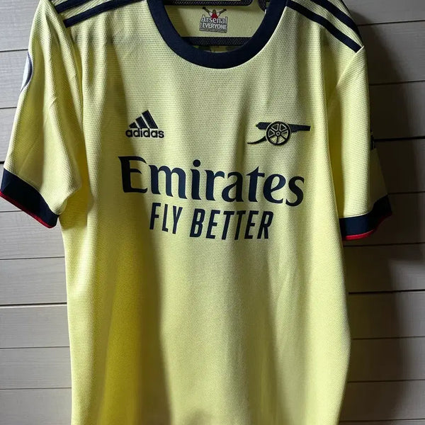 [BUNJANG] Arsenal 21-22 Away Odegaard Official Full-Printing Jersey / [해외M] 21-22 아스날 어웨이 외데고르 오피셜 풀마킹 판매