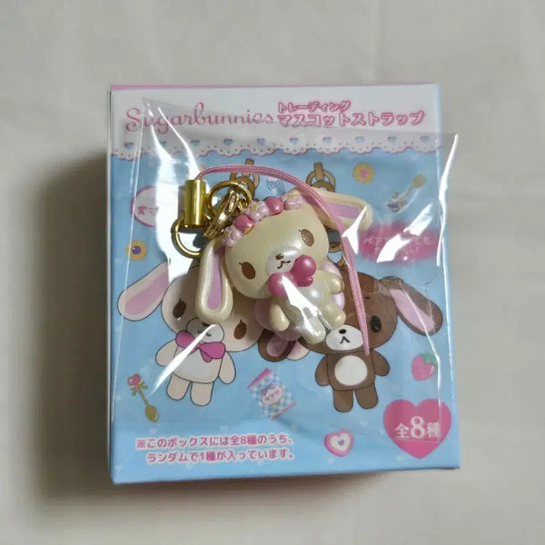 [BUNJANG] SugarBunnies Spins Mascot Strap Keychain - Shirousa Secret / 슈가바니즈 스핀즈 마스코트 스트랩 키링 - 시로우사 시크릿