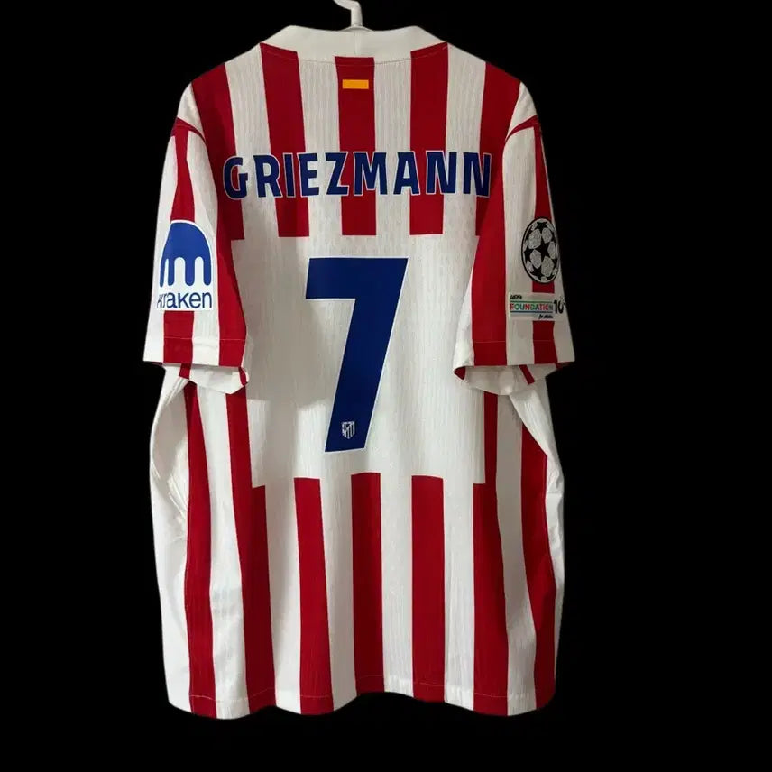 [BUNJANG] Atletico Madrid 25/26 Home Authentic Griezmann Jersey (International XL) / [해외XL] 25/26 아틀레티코 마드리드 홈 어센틱 그리즈만 유니폼