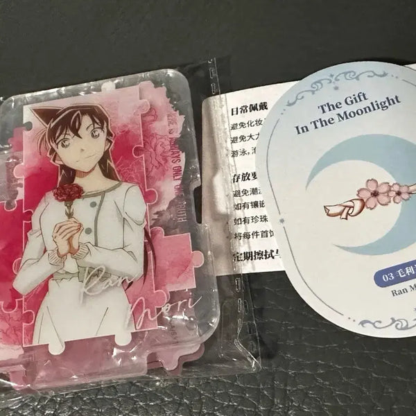 [BUNJANG] Detective Conan Ran Acrylic Stand & Ring Set / 명남정 코난 반지,아크릴스탠드 세트 판매합니다.