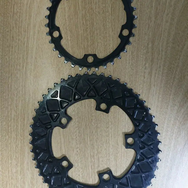 [BUNJANG] Absolute Black Oval Chainring 50/34t / 앱솔루트 블랙 타원 체인링 50/34t