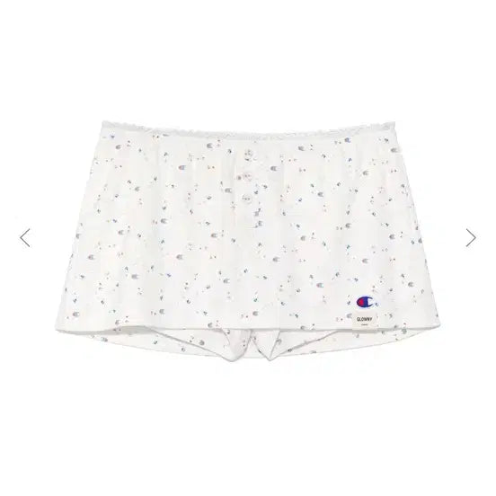 [BUNJANG] GLOWNY x Champion Mini Skirt White / 글로니 챔피엄GLOWNY x Champion MINI SKIRT (WHITE)