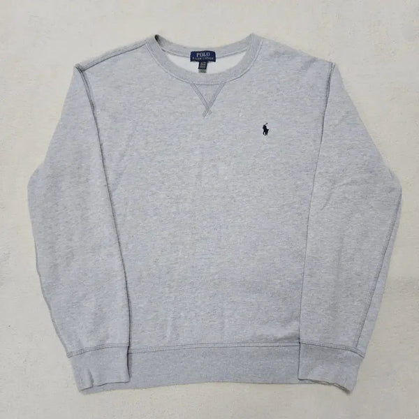 [BUNJANG] Polo Ralph Lauren Grey Sweatshirt / 폴로 랄프로렌 그레이 맨투맨 급처